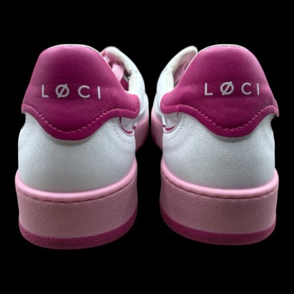 LØCI NEO Nicki Minaj // CHUN LI Sneakers-White/Fuchsia/Pink - Size US 11 / EU 43 - Picture 6 of 11